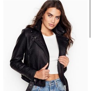 Victoria’s Secret leather jacket